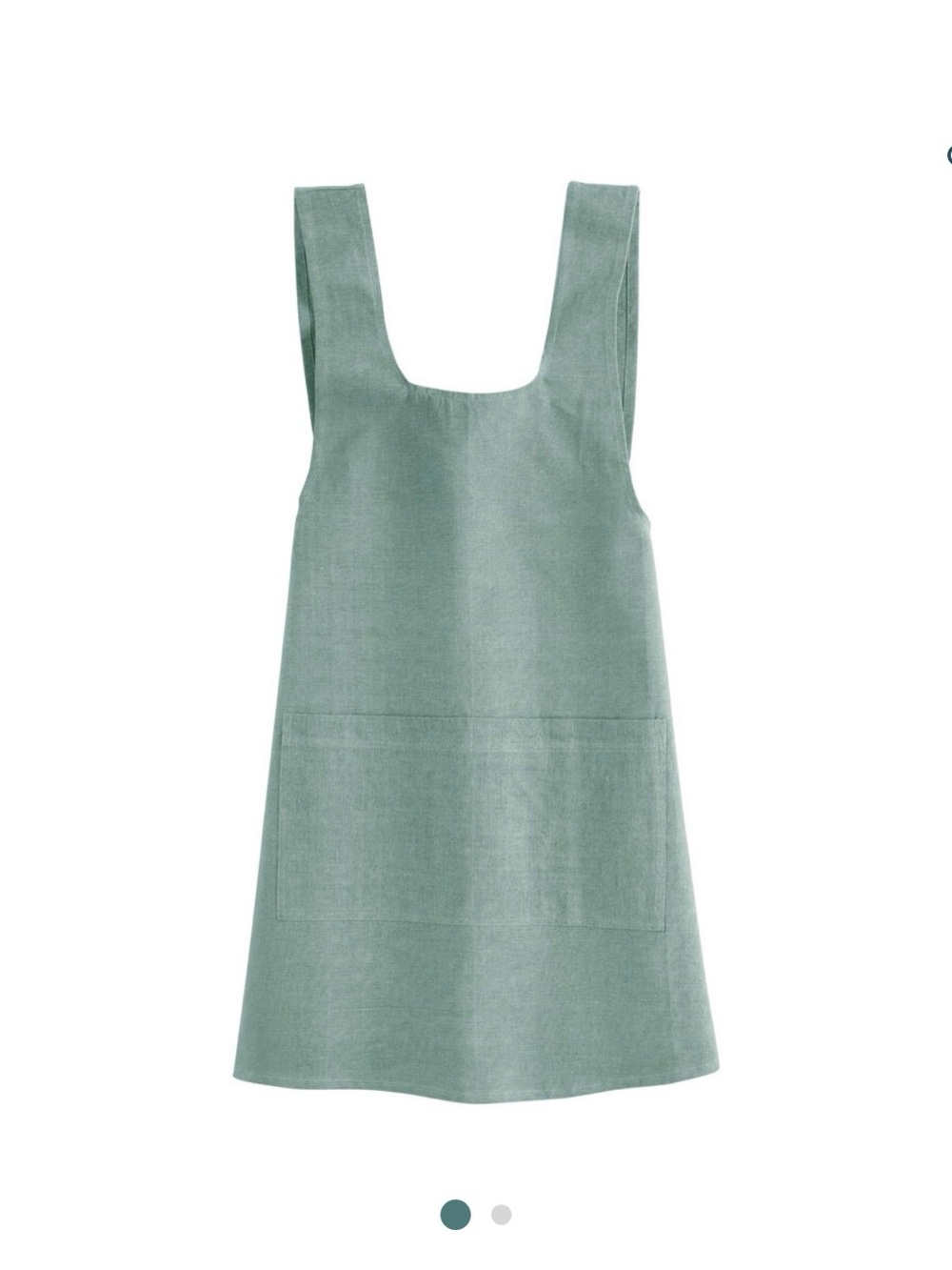 Sage Green Sleeveless Smock